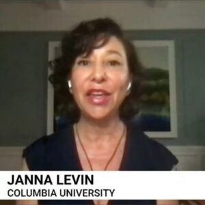 Janna Levin Instagram - Check me out on da news chatting about India's historical landing near the South Pole of the moon. Huge congratulations to the ISRO team @nbcnewsnow @isro.in