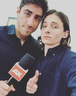 Jared Gilmore Instagram - The squadcast team @animeexpo #animeexpo2019 #animeexpo link is in my bio you can watch @mrleozombie and I live now