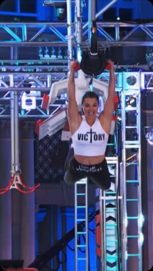Jared Gordon Instagram - You guys!!! @jaredflashgordon and I felt so blessed to compete on the ANW Couples Championship! If you missed it, you can watch the full episode anytime on @peacock 
.
.
Come train with us @jumptwistninja in Florida with the one and only @youngflip7 ! Franchising opportunities available at jumptwistninja.com 
.
.
#AmericanNinjaWarrior @ninjawarrior #ufc #franchise