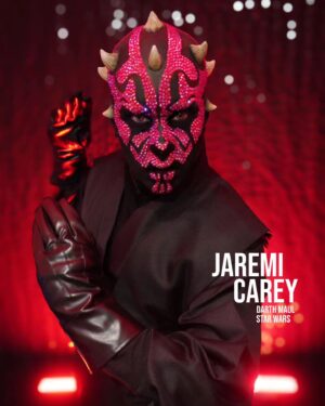 Jaremi Carey Instagram - May the 4th be with you! 🌌
Happy Star Wars Day!

#StarWars #DarthMaul #cosplay @colourpopcosmetics @kryolanofficial