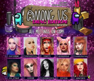 Jaremi Carey Instagram - PSST! THIS SATURDAY! December 19th 7PM EST on @Twitch 

#AmongUs DRAG EDITION! CAMS ON!

@ongina @eevolicious @tonzygg @evahdestruction @issumtingwong @londy.bradshaw @dona_tarte @vaienne_ @thejoystique & myself are ready to DRAG A BISH!!

➡️Twitch.tv/JustJaremi ⬅️

Let's see how many bitches didnt pay attention in the comments and say "I thought you gave up drag!" Lmfao #JustJaremi

#DragQueen #Twitchtv #TwitchStreamers https://t.co/6DCcvlVAep