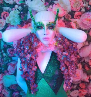 Jaremi Carey Instagram - Flowers don't tell...they show 🌺
Jaremi Carey as #Florges
@Pokemon @ColourPopCo