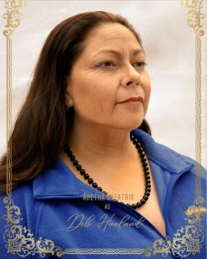 Jaremi Carey Instagram - Next up, #TheTrailblazingWoman photo series, meet @Simplyaretha as @RepDebHaaland Thank you to the talented KristenCookieMunroe.mua & @contessabessa
for the photography! Beautiful work to honor an incredible woman!!

Info on where to #VOTE or when to #VOTE head to @DragOutTheVote or at Dragoutthevote2020.org!!!