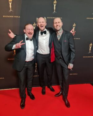 Jarppi Leppälä Instagram - Tänään juhlitaan teeveen tekijöitä 🥳 kultainen venla 🏆