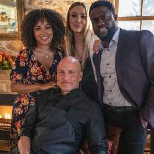 Jasmine Mathews Instagram - If not for these pictures I would think this experience was but a dream. From two of the most hilariously talented and kind hearted leading men @kevinhart4real @woodyharrelson, to working with @kaleycuoco who shines as bright as the sun! Lead by our fearlessly dynamic director @patrick_hughes_ and encouraged and uplifted by the hardest working producer in the game @jasonblumenthal... It’s been a week since I wrapped and I’m still processing. The charm and heart of @jencarlosmusic, the inspiration that is @piersonfode, the depth and Light of @ronnierowejr, the cosmic wisdom of @misslloren and that’s just a bit of the cast, haven’t even begun to mention the incredible crew! This movie man. I learned. I cried. I laughed so hard my abs came back. @manfromtoronto is truly joyful magic and I can’t wait for you all to see! Shoutout to @dopepickwan for capturing these amazing moments of not a dream, but truly, a dream come true! ✨✨✨
