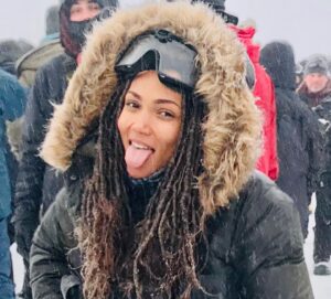 Jasmine Mathews Instagram - How me and the crew looking at you cause you haven’t watched the #1 streaming movie in America yet! 🤨 

Swipe for a little Iceland BTS action, where many a snowball was thrown, I kept asking every five minutes “how do you know if you have frostbite 😂,” and @seyga tried to teach me how to floss on top of a glacier and I just couldn’t smh... I promise I really do have rhythm tho lol 🤷🏽‍♀️! 

Thank you all so much for supporting and showing love to an awesome movie put together by an even more awesome team. You are so appreciated! 

Go watch @thetomorrowwar right NOW on @amazonprimevideo and comment some of your favorite moments down below! 💜