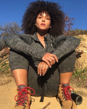 Jasmine Mathews Instagram - A Yin-Yang balancing act ft. an inner child cameo. #DailyLife
