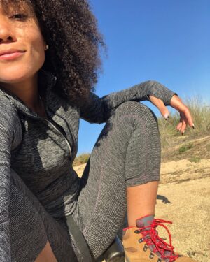 Jasmine Mathews Instagram - A Yin-Yang balancing act ft. an inner child cameo. #DailyLife
