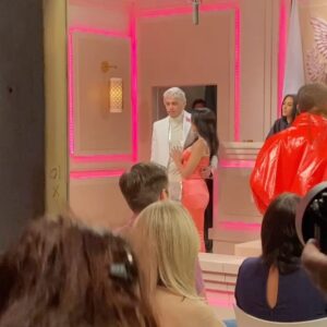 Jasmine Pierce Instagram - I produced @kimkardashian’s monologue this week (a bunch of geniuses wrote it) with @mikedicenzo’s help and I couldn’t be more proud of how it turned out! It was an honor to teach her how to hold for laugh.
Also wrote People’s Kourt with @heidilgardner & @chloeiscrazy and the endless support of @alisonagates & @streeterseidell. 
I can’t thank everyone enough, our super hot cast, @krisjenner, @khloekardashian, @iamhalsey, @melissavcomedy, our crazy talented design departments and crew, and most of all Kim Kardashian who made this maybe my best work week so far. 
1 - She left this for me on Friday before we even rehearsed it. Truly the kindest host. 
2 - @mikeyfuntime said he would pay me $1,000 to write this in and still hasn’t paid. 
3 - Our spectacular set dept took my stage direction of “pinks and nudes a la KKW” and made it a reality. 
4 - Hotties. 
5 - Heidi finding out what it really means to be KKW. 
6 - @alex3nglish I believe is technically on cast now. 
7 - @meganfox 
8 - “(PETE AND CHLOE LICK TONGUES)”
9 - Amazing new writer @nnessleigh at her first after party and somehow it’s this one. 
10 - My favorite person on earth, AfterPunkie. @punkiejohnson when the Kardashians ask you to turn up the volume on their party, you do it. 

So lucky to be able to utilize every single skill I have in one amazing day. 

#KKWonSNL #KKwonSNL