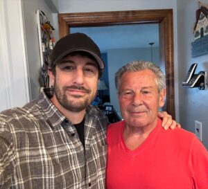 Jason Biggs Instagram - Stopped by my parent’s house today to pick up the Gina girl, which was extra good because I got to thank my dad in person for his military service. When I was in Thailand this summer, staying at luxury hotels and eating at world class restaurants, I thought about him- in 1970, in the neighboring jungles, trying to not get shot by the Viet Cong. I’m so lucky. My kids are so lucky. To all our vets- thank you for stepping up and making it possible for the rest of us to feel safe and be free. 🙏🇺🇸