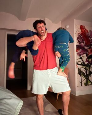 Jason Biggs Instagram - Long Day's Journey Into Bedtime.