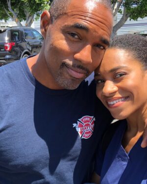 Jason George Instagram - Gotta bid a fond #farewell to one of the most #talented #beautiful #humanbeings I know

But only at work

In life…You and @petechatmon are stuck with Van and I for the long haul

#muchlove @seekellymccreary