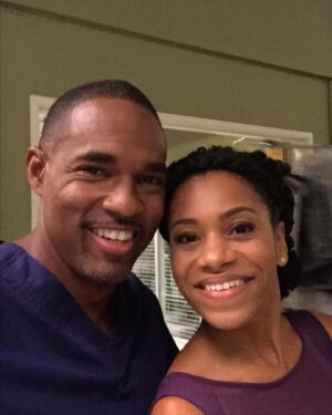 Jason George Instagram - Gotta bid a fond #farewell to one of the most #talented #beautiful #humanbeings I know

But only at work

In life…You and @petechatmon are stuck with Van and I for the long haul

#muchlove @seekellymccreary