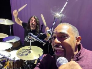 Jason George Instagram - That time you hosted a benefit concert featuring #davegrohl #tommorello #beck and a bunch of other awesome artists