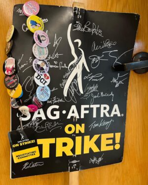 Jason George Instagram - THAT’S A WRAP
on the 2023 #strike 

I’m hanging up my picket sign

Infinite #gratitude to all the members and staff for holding the line

#Muchlove and #thanks to all the #StrikeCaptains for keeping people #safe and organized

#sagaftrastrike 
#sagaftrastrong