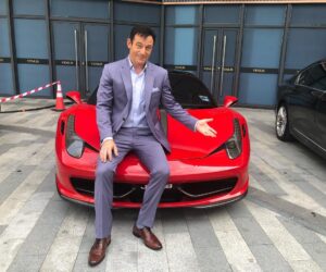 Jason Isaacs Instagram - I'm working. A long way from home. It's insanely sweaty. I can't speak the language. I miss my family. Everything is concrete and right angles. 
But I'm driving this car 5 yards in a scene later so, just for an hour, I'll be a delirious 12 year old. 
They've literally just cut the car from the scene while I was typing this post. 
#StoryOfMyLife