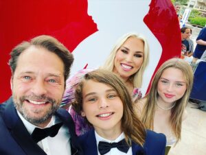 Jason Priestley Instagram - Last night @festivaltvmonte_carlo and what a night it was!! A HUGE thank you to Monaco and Monte Carlo for hosting us! We always enjoy your incredible hospitality!! And to all our friends, old and new, we can’t wait to see you again!! @naydoggy @ava.priestley @dashiellpriestley @festivaltvmonte_carlo @montecarlosbm @montecarlobay
