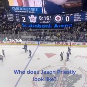 Jason Priestley Instagram - Thank you to @mapleleafs for hosting Saturday night! What a game! #hnic #toronto #torontolife #torontomapleleafs