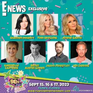 Jason Priestley Instagram - Hey friends, it was so much fun last time, we’re doing it again! Come see the whole gang in Tampa next month.  September 15,16,17 in Tampa! 90’s Con!! #nineties #thats4entertainment