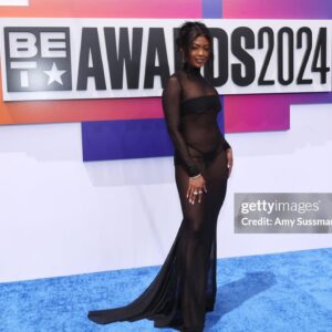 Javicia Leslie Instagram - Last Night  @BET 
:
:
Hair: @cynthiaglam 
Make up: @makeupbydion 
Styling: @jasminewoolfork 
(Dress: Lily Phellera @lilyphellera
Shoes: Louboutin @louboutinworld
Jewelry: Rachel Katz   Melinda Maria
@rachelkatzjewelry   @melindamaria_jewelry)