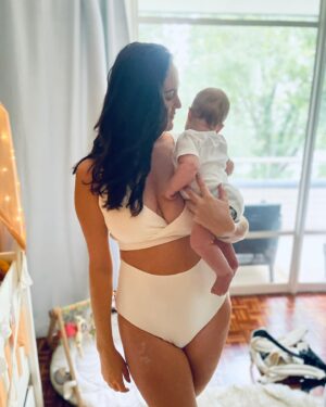 Jay Anstey Instagram - Early mornings…

We’re almost at the three month mark and what a journey so far. It definitely feels like the longest 2 and a bit months of my life 🙈 

Living in joburg, both our families are at the coast and we don’t have a helper or a nanny so 100% of the parenting is on us. Ayla is a stage 5 clinger and wants to be held all the time. She one day decided that sleeping alone wasn’t for her either and I’ve had to hold her for every nap since… 
Which is exhausting! 😨 I honestly don’t know how single moms do it…
Im heading back to work next week and I couldn’t be more scared…🤣 I’ve heard this is a common thing?

So this is basically an appreciation post to all parents!!! Old and new. You are warriors!!!! 👊🏼👏🏼 

Put on my sexiest mom-gerie (that’s mom lingerie) 😋 from @anneenhenze.mom 
Cus even exhausted mamas need to feel sexy!!!!!😜 even if it’s just for me🥰 #mom #momlife #postpartum #4thTrimester #babies #newborn #baby #family #motherhood #parenthood #momsofinsta #girlmom #momblogger #momblog #clickinmoms #lightinspired #kidsforreal #illuminatechildhood #magicofchildhood  #alternativeparenting #wildwomensisterhood