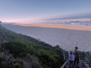 Jay Anstey Instagram - Misty Morning Beach Walks. 🌊 

Doing wonders for my mental health. 👏🏼 
Early motherhood is extremely isolating which affects mental health- not to mention all the crazy hormones trying to settle down. 
Really feel so much better out in nature, with family, just feeling like a person again ♥️

PLUS: The Ocean is one big white noise machine so Ayla passed out on our walk (yay)…!