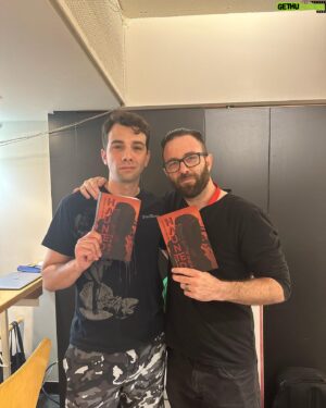 Jay Baruchel Instagram - I’m very proud to be a part of this short story collection HAUNTED REELS presented by @dark_matter_magazine! Thank you to @davidlawsonjr for inviting my lanky ass and thank you to @fantasiafestival for having said lanky ass! Super cool to have my little words published alongside so many deeply talented writers like @massawyrm @owen_egerton @oohlalola @kyraegardner @justinhbenson @aaronmoorhead @prophet_1121 @arielvida @sarahbolger @mojorising74 @nihilnoctem @jdmoshe @magicdirector @nickpeterson77 and a bunch more! It is a sincere honour and I hope you guys dig the stories as much I dug writing mine! Available now where good books are sold! 📸 @samcgreco