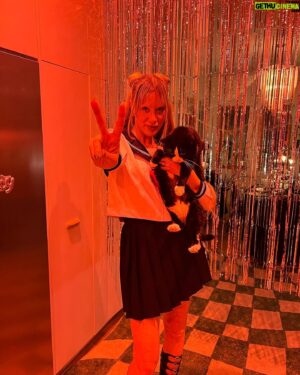 Jay Baruchel Instagram - Happy birthday to my glam rock angel. I love you with all my heart and theres no one else Id rather have with me in a fight. ❤️