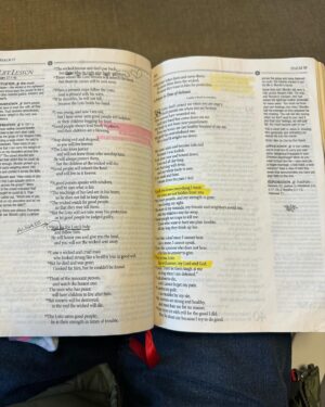 Jay DeMarcus Instagram - This is the weapon of a prayer warrior… While I was home I picked my Momma’s Bible up and there was not a page that didn’t have notes in the margins, verses underlined, or watershed moments memorialized. This woman fought for her family on her knees. I know that her prayers saved me a thousand times over-sometimes from myself. 

It’s amazing to hold and read because I can here her voice in every “note” she made. The love and devotion she had for her Savior is palpable with the turn of every page. 

While little is left of the strong, faithful woman that raised me, I can hold on to things like this and for a moment, remember…

I can remember the foundation she laid in me-even when I was so aggravated that she would drag us off to church four times a week… She planted the seeds in me that have taken root and prepared me for times just like these. When I feel so helpless to handle all of the things that life inevitably throws at us, my faith carries me through and gives me the strength to keep moving forward. It’s the greatest gift she could’ve ever given me and I’m eternally grateful… #mommasboy #grateful #mommasbible