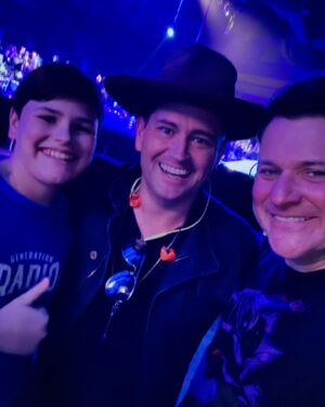 Jay DeMarcus Instagram - Wrapping up an awesome weekend with @generationradioband in Huntington, WV… Got to take my little buddy Dylan, and he brought the house down singing “Bless The Broken Road”… Love making these memories and making this music!! #livemusic #daddydyllie #rascalflatts #chicago #tompetty