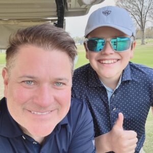 Jay DeMarcus Instagram - Dylan and I got a little golf in today… Love making these memories with him and I know these days will be gone in a blink… #sundayfunday #dylliedaddy #golf