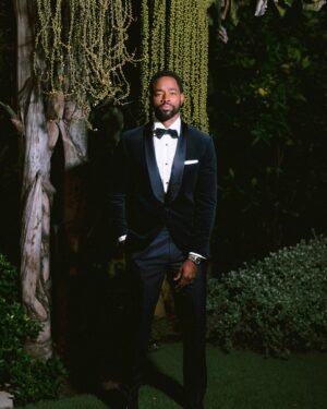 Jay Ellis Instagram - @vanityfair 🏆

Full look: @brunellocucinelli_brand 
Styled by: @jasonbolden 
Photos by: @sarah_partain