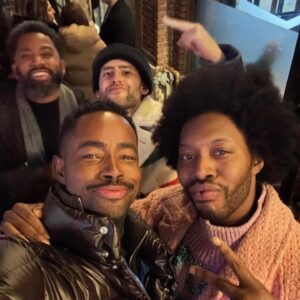 Jay Ellis Instagram - Day 3   Day 4 and THAT’S A WRAP 🎥🏀

Guess who I found at Sundance…

And also a legendary premiere with an amazing crew for our doc Sue Bird: In The Clutch last night… coming soon to a screen near you! @black_barmitzvah