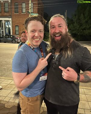 Jay Foster Instagram - This was pretty damn special too… not only because by watching @brennanleemulligan has improved my game style but he gave me some 🔑 KEY advice on running a game on the main stage at GenCon that paid off big time! 😅

Thanks, Brennan… also featuring photobombs from my best bubba @br00taldan
