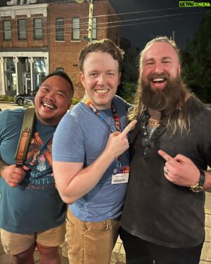 Jay Foster Instagram - This was pretty damn special too… not only because by watching @brennanleemulligan has improved my game style but he gave me some 🔑 KEY advice on running a game on the main stage at GenCon that paid off big time! 😅

Thanks, Brennan… also featuring photobombs from my best bubba @br00taldan