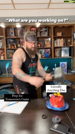 Jay Foster Instagram - Oops 😬 I just got… busy? 😅 but honestly, some of the best story moments have initially been created by my players and I’ve just run with them!

What’s the best player-driven storyline you’ve seen/been a part of?? 👀 

#dnd #dndmeme #dndmemes #dndjokes #dnd5e #dungeonsanddragons #dungeonsanddragons5e #dungeonsanddragonsmemes #dungeonmaster #dungeonmasters #dungeonmasterlife #gamemaster #gamemasters #pathfinder #pathfinder2e #starfinder #ttrpg #ttrpgs #ttrpgmemes #ttrpgcommunity #ttrpgfamily #tabletopgames #tabletoprpg #tabletopgaming