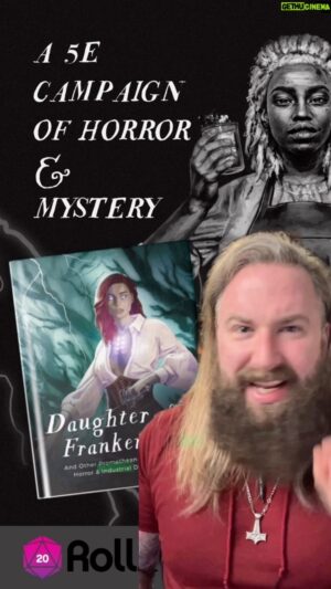 Jay Foster Instagram - Daughter of Frankenstein by @itsbeththebard is an incredible 10 part adventure crammed with fun NPCs and highlighting female and POC characters.

Beth has done it AGAIN 🤯 Go back this now 🔗 in bio!

#dnd #dndhomebrew #kickstarter #dnd5e #dungeonsanddragons #frankenstein #dungeonmaster #dungeonmasterlife #callofcthulhu #ttrpg #tabletoprpg #dungeonsanddragons5e