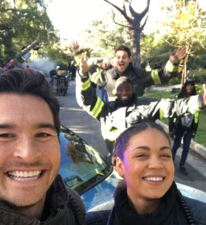 Jay Hayden Instagram - Can we all watch @station19 tonight?? Should we all just turn it on at 9/8c on ABC and do some twittering about it? I think the answer can be yes. Let’s do yes and get those kids to bed, grab a beverage, and tune in. #station19 #tgit