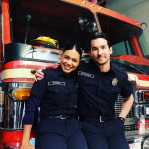 Jay Hayden Instagram - This person does some special work this Thursday on #Station19. I feel so lucky to get to work with her every day.