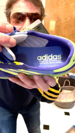 Jay Kay Instagram - When you ask Adidas to reissue the trainer they made for you BACK IN THE MISTS OF TIME, they deliver! 👟🔥 #thankyouadidas