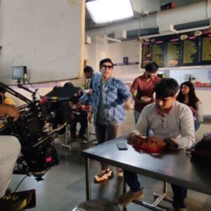 Jay Thakkar Instagram - Shot for a really Bomb Ad Film with @ripunjoybyum sir & with the amazing people at @bandarsatwork ! #ComingSoon  #StayTuned 🎥🎬🎞️ 

P.S. - Slide to watch the awesome BTS videos captured during the shoot.😇➡️

#JayThakkar #TeenBandars #AdFilm #NewWork #ComingSoon #StayTuned #Grateful #Blessed #BTS