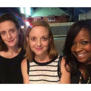 Jayma Mays Instagram - The Pilot Series @Palihouse with the phenomenal Bekah Brunstetter and her new brilliant pilot #TheEleanors  last night with the beautiful ladies @julie__lake and @sandimccree!