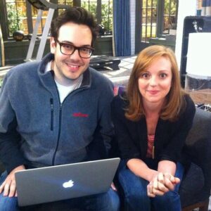 Jayma Mays Instagram - #TheMillersCBS: The couple that tweets 2gether stays 2gether! @NelsonFranklin