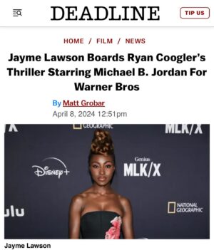 Jayme Lawson Instagram - Finally out! Unreal! So excited! Now let’s get to work 🔥🔥🔥💪🏾 💪🏾💪🏾