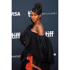 Jayme Lawson Instagram - @tiff_net premiere of The Woman King was unreal! A night to never be forgotten with the people I hold dear❤️🧡