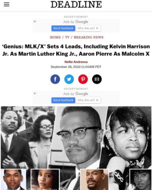 Jayme Lawson Instagram - Next Up: the honor of portraying the incomparable Betty Shabazz in the next season of Genius: MLK/X along side one hell of a cast @aaron_pierre1 @kelvharrjr @werucheopia 🔥🔥🔥🙏🏾🙏🏾🤩🤩

 Let’s get to work. 💪🏾