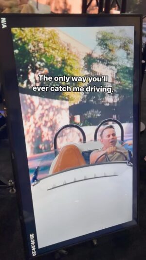 Jaymes Mansfield Instagram - The only way you’ll ever catch me driving. 🚗 

#nolicense #hollywooddriving #jaymesmansfield #speedrive #nabshow #unrealride #rearprojection #filmstudio
