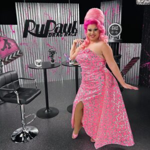 Jaymes Mansfield Instagram - I’m back on @thepitstop! Dyeing wigs with @got2busa and talking about @rupaulsdragrace! 🏁 Streaming now on YouTube. 📺 

Wig styled and dyed by me using @got2busa’s Color Remix in Shocking Pink. 

Dress by me and @velarde_designs 

Earrings by @bowbowbykyle 

#jaymesmansfield #rupaulsdragrace #thepitstop #got2b #got2beglued #colorremix #jaymesmansfieldbeauty #jaymesmansfieldwigs #mtv