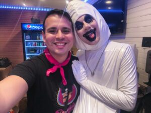 Jaymes Mansfield Instagram - So amazed by @jimbothedragclown ! See her circus when it comes to town!!! So glad to see you in Las Vegas! 
#rupauldragrace #allstars8 #jimbo #jimbothedragclown #jaymesmansfield #jimbosdragcircus