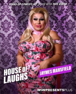 Jaymes Mansfield Instagram - These gays… 😻 #DragRace icon @jaymesmansfield is this week’s extra-special bartender in House of Laughs, hosted by #DragRace champion @lawrencechaney! 

🎤 #HouseOfLaughs premieres Tuesdays at 12PM PT/8PM UTC only on @wowpresentsplus WORLDWIDE